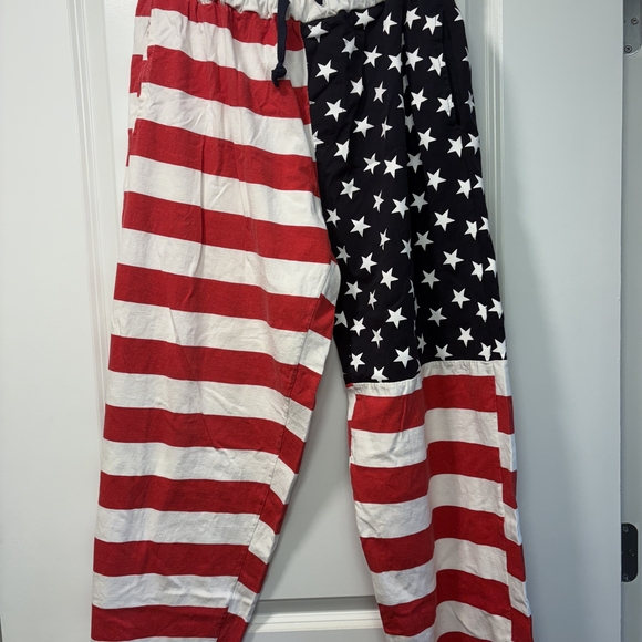 Patriotic American Flag Men's Pants - Picture 3 of 4